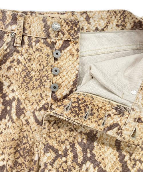 stussy（ステューシー）stussy (ステューシー) Washed Canvas Big OL / ウォッシュド キャンバス ビッグ デニム ベージュ サイズ:28の古着・服飾アイテム