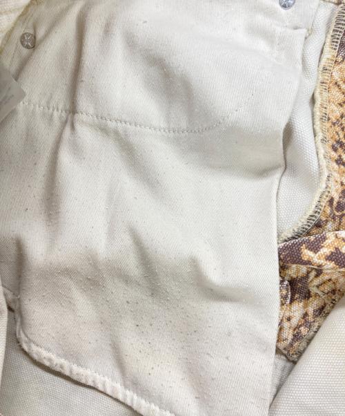 stussy（ステューシー）stussy (ステューシー) Washed Canvas Big OL / ウォッシュド キャンバス ビッグ デニム ベージュ サイズ:28の古着・服飾アイテム