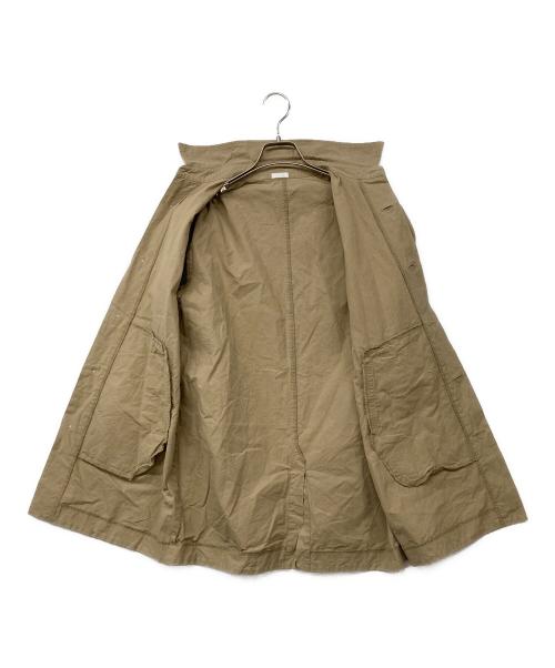 yohaku（ヨハク）yohaku (ヨハク) バフクロス ミドルジャケット ベージュ サイズ:2の古着・服飾アイテム