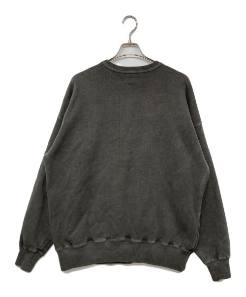 LASTMAN（ラストマン）LASTMAN (ラストマン) CREW NECK SWEAT / 刺繍デザイン クルーネック スウェット 242LM-CT17  ブラック サイズ:Lの古着・服飾アイテム