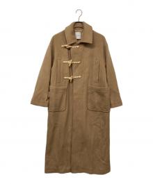 CLANE（クラネ）の古着「OVER MAXI DUFFLE COAT /  オーバーマキシダッフルコート」｜ベージュ