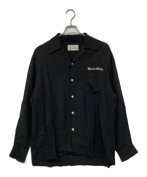 WACKO MARIA（ワコマリア）WACKO MARIA (ワコマリア) 50'S SHIRT L/S/50's　ロングスリーブシャツ ブラック サイズ:Mの古着・服飾アイテム