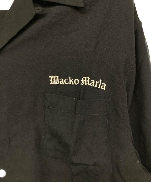 WACKO MARIA（ワコマリア）WACKO MARIA (ワコマリア) 50'S SHIRT L/S/50's　ロングスリーブシャツ ブラック サイズ:Mの古着・服飾アイテム