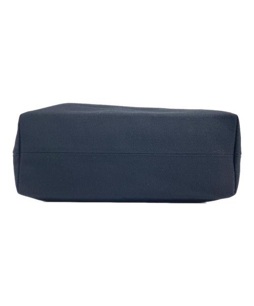 BURBERRY BLUE LABEL（バーバリー ブルー レーベル）BURBERRY BLUE LABEL (バーバリーロンドンブルーレーベル) 折り返し キャンバストートバッグ 刺繍ロゴ ノバチェック ブラックの古着・服飾アイテム