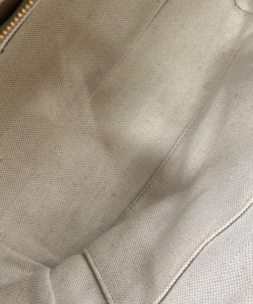 MIU MIU（ミュウミュウ）MIU MIU (ミュウミュウ) MIU EVERYWHERE / ミュウ エヴリウェア トートバッグ ブルー  ベージュ×ブルーの古着・服飾アイテム