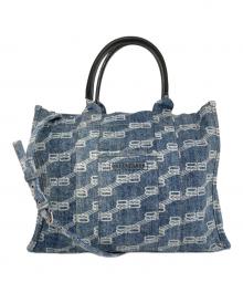 BALENCIAGA（バレンシアガ）の古着「HARDWARE TOTE / ハードウェア トートバッグ ブルー」｜ネイビー