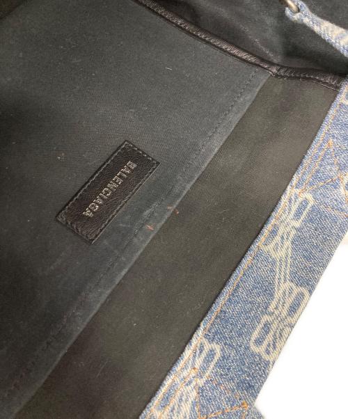 BALENCIAGA（バレンシアガ）BALENCIAGA (バレンシアガ) HARDWARE TOTE / ハードウェア トートバッグ ブルー ネイビーの古着・服飾アイテム