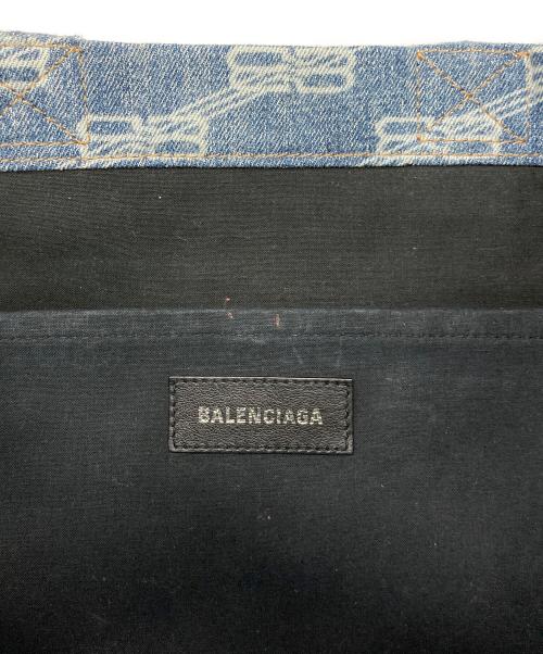 BALENCIAGA（バレンシアガ）BALENCIAGA (バレンシアガ) HARDWARE TOTE / ハードウェア トートバッグ ブルー ネイビーの古着・服飾アイテム