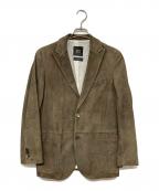 Cinquantaチンクワンタ）の古着「ゴートスウェードテーラードジャケット」｜ブラウン
