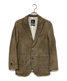 Cinquanta（チンクワンタ）の古着「ゴートスウェードテーラードジャケット」｜ブラウン