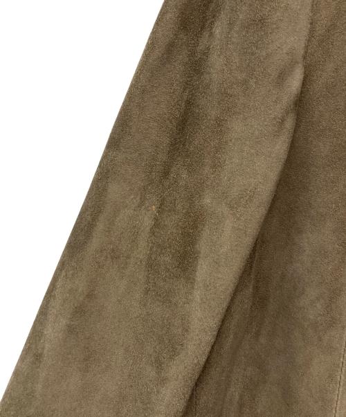 Cinquanta（チンクワンタ）Cinquanta (チンクワンタ) ゴートスウェードテーラードジャケット ブラウン サイズ:44の古着・服飾アイテム