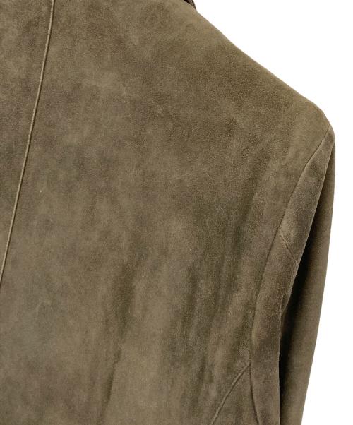 Cinquanta（チンクワンタ）Cinquanta (チンクワンタ) ゴートスウェードテーラードジャケット ブラウン サイズ:44の古着・服飾アイテム