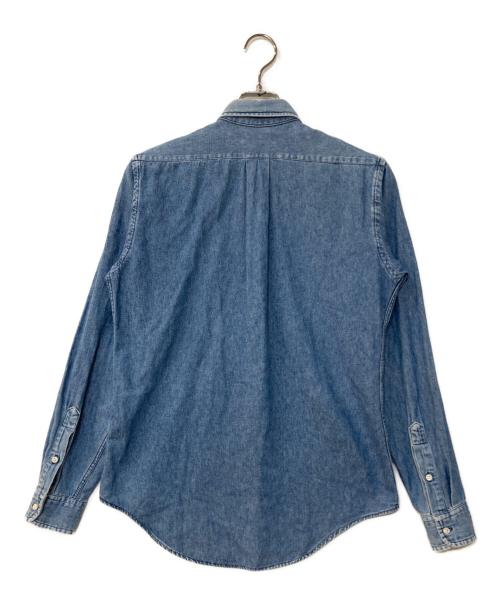 POLO RALPH LAUREN（ポロ・ラルフローレン）POLO RALPH LAUREN (ポロ・ラルフローレン) 80`Sボタンダウンデニムシャツ インディゴ サイズ:Lの古着・服飾アイテム