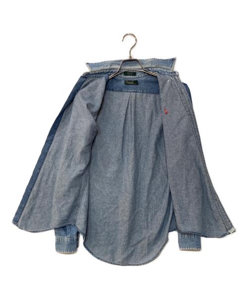 POLO RALPH LAUREN（ポロ・ラルフローレン）POLO RALPH LAUREN (ポロ・ラルフローレン) 80`Sボタンダウンデニムシャツ インディゴ サイズ:Lの古着・服飾アイテム