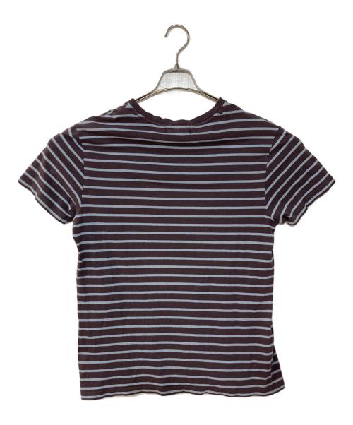 RRL（ダブルアールエル）RRL (ダブルアールエル) ボーダーポケットTEE ネイビー サイズ:Mの古着・服飾アイテム