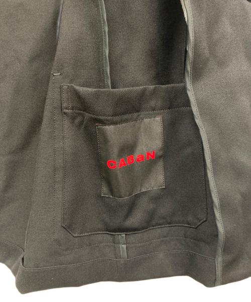 CABAN（キャバン）CABaN (キャバン) ウールギャバジンダブルセットアップ ブラック サイズ:Mの古着・服飾アイテム