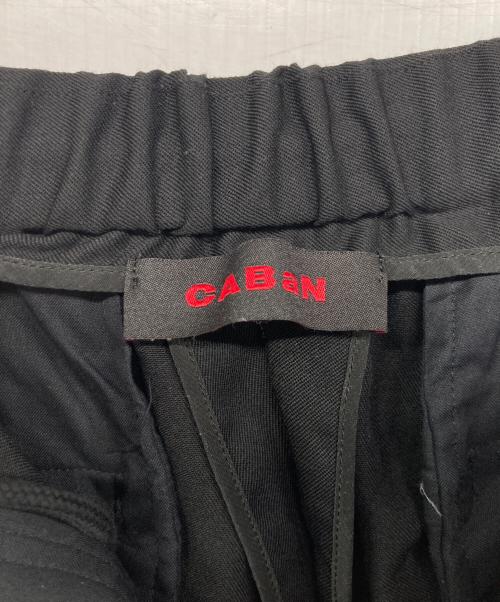CABAN（キャバン）CABaN (キャバン) ウールギャバジンダブルセットアップ ブラック サイズ:Mの古着・服飾アイテム