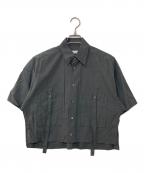 Ujohウジョー）の古着「別注Pocket Belt Shirts」｜グレー