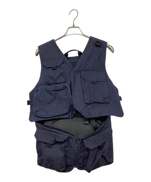 Snow peak（スノーピーク）Snow peak (スノーピーク) NEW BALANCE (ニューバランス) TRANSFORM VEST BAG / トランスフォームベストバッグ ネイビー サイズ:記載なしの古着・服飾アイテム