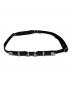 TOGA PULLA（トーガ プルラ）の古着「Leather nylon tape belt / レザー ナイロン テープベルト」｜ブラック