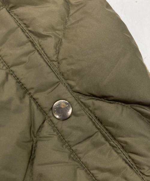 MONCLER（モンクレール）MONCLER (モンクレール) MAGLIONE / マッリオーネ ニット切替キルティングダウンジャケット カーキ サイズ:Lの古着・服飾アイテム