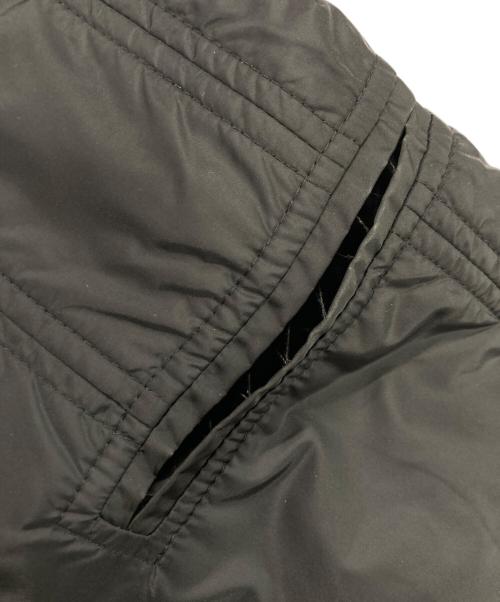 JIL SANDER（ジルサンダー）JIL SANDER (ジルサンダー) リバーシブルレザーナイロンジャケット ブラック サイズ:48の古着・服飾アイテム