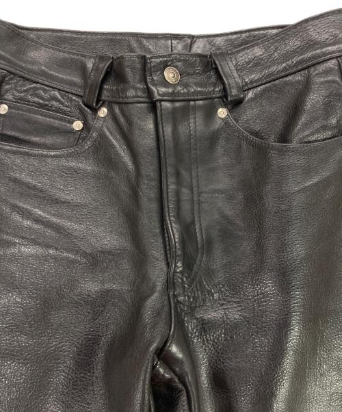 Schott（ショット）Schott (ショット) レザーパンツ ブラック サイズ:76cm (W30)の古着・服飾アイテム