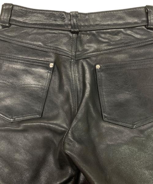 Schott（ショット）Schott (ショット) レザーパンツ ブラック サイズ:76cm (W30)の古着・服飾アイテム