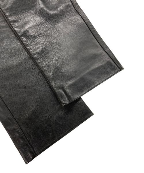 Schott（ショット）Schott (ショット) レザーパンツ ブラック サイズ:76cm (W30)の古着・服飾アイテム
