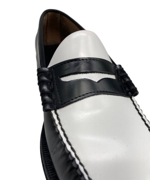 G.H.BASS（ジーエイチバス）G.H.BASS (ジーエイチバス) WEEJUN HERITAGE / ペニーローファー ホワイト サイズ:US9.5の古着・服飾アイテム