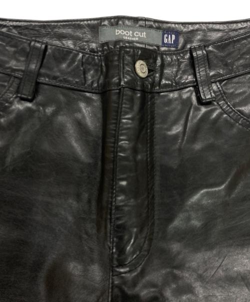 GAP（ギャップ）GAP (ギャップ) 00`S OLD GAP ブーツカットレザーパンツ ブラック サイズ:8の古着・服飾アイテム