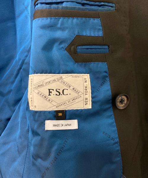 FREEMANS SPORTING CLUB（フリーマンズスポーティングクラブ）FREEMANS SPORTING CLUB (フリーマンズスポーティングクラブ) ダブルブレストジャケット ブラウン サイズ:36の古着・服飾アイテム