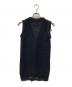 Maison Martin Margiela (メゾンマルタンマルジェラ) モヘヤニットカーデベスト ブラック サイズ:S：18000円