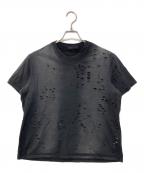 FILTHフィルス）の古着「DESTROYED S/S TEE Tシャツ」｜ブラック