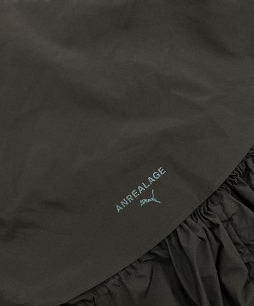 PUMA（プーマ）PUMA (プーマ) ANREALAGE (アンリアレイジ) 2 IN 1 LONG COAT フーデッドロングコート ブラック サイズ:Ｍの古着・服飾アイテム