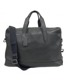 COACH（コーチ）の古着「シボレザーブリーフケース」｜ブラック