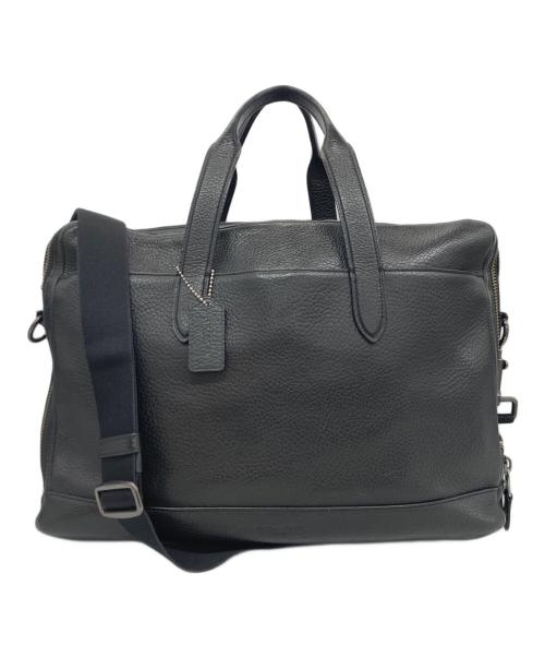 COACH（コーチ）COACH (コーチ) シボレザーブリーフケース ブラックの古着・服飾アイテム