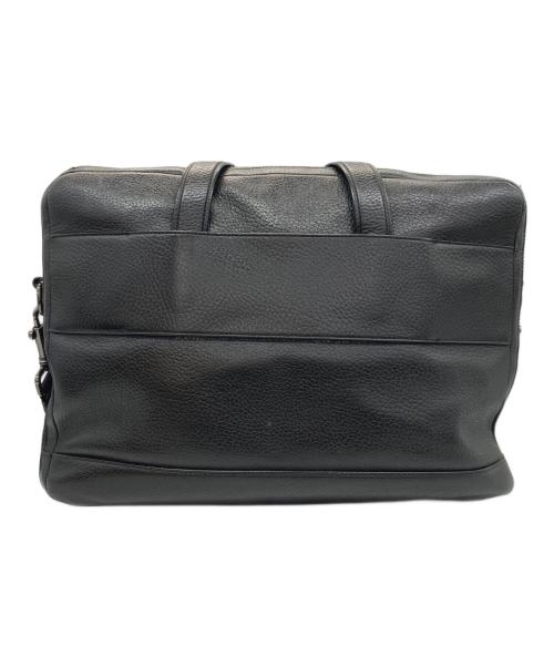 COACH（コーチ）COACH (コーチ) シボレザーブリーフケース ブラックの古着・服飾アイテム