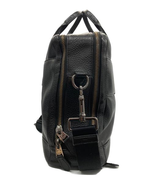COACH（コーチ）COACH (コーチ) シボレザーブリーフケース ブラックの古着・服飾アイテム