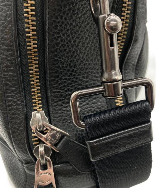 COACH（コーチ）COACH (コーチ) シボレザーブリーフケース ブラックの古着・服飾アイテム