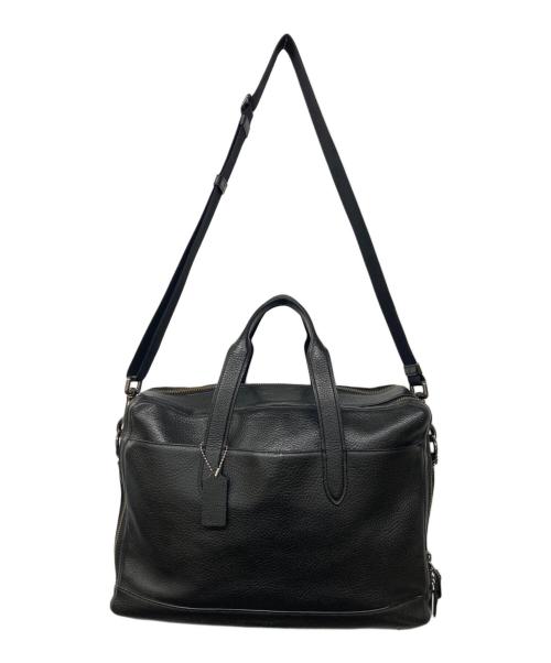 COACH（コーチ）COACH (コーチ) シボレザーブリーフケース ブラックの古着・服飾アイテム