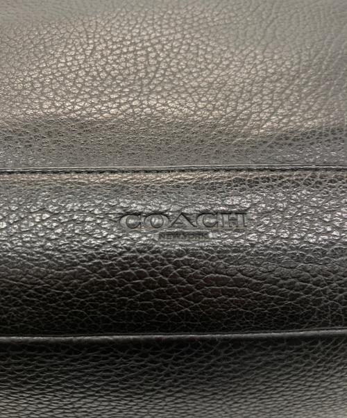 COACH（コーチ）COACH (コーチ) シボレザーブリーフケース ブラックの古着・服飾アイテム