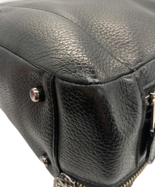 COACH（コーチ）COACH (コーチ) シボレザーブリーフケース ブラックの古着・服飾アイテム