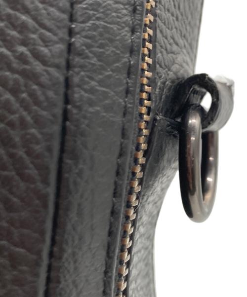 COACH（コーチ）COACH (コーチ) シボレザーブリーフケース ブラックの古着・服飾アイテム