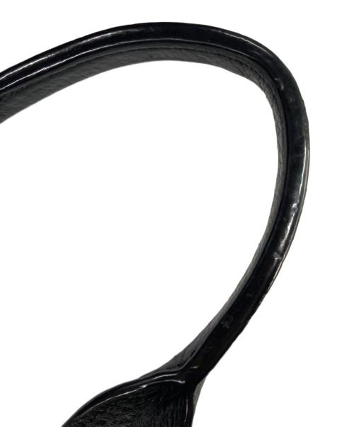 COACH（コーチ）COACH (コーチ) シボレザーブリーフケース ブラックの古着・服飾アイテム