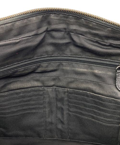 COACH（コーチ）COACH (コーチ) シボレザーブリーフケース ブラックの古着・服飾アイテム