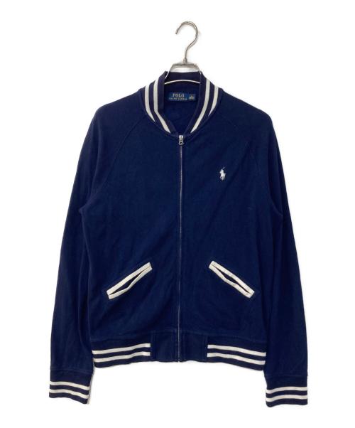 POLO RALPH LAUREN（ポロ・ラルフローレン）POLO RALPH LAUREN (ポロ・ラルフローレン) コットンブルゾン ネイビー サイズ:Mの古着・服飾アイテム