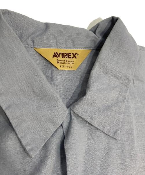 AVIREX（アヴィレックス）AVIREX (アヴィレックス) 半袖シャツ ブルー サイズ:XLの古着・服飾アイテム