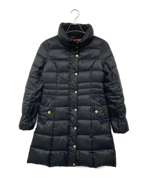 BLUE LABEL CRESTBRIDGE（ブルーレーベルクレストブリッジ）BLUE LABEL CRESTBRIDGE (ブルーレーベルクレストブリッジ) BLUE LABEL CRESTBRIDGE / ファー付き ダウンコート ブラック サイズ:36の古着・服飾アイテム