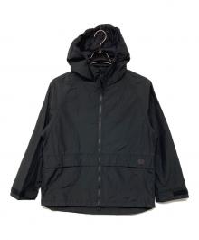 Snow peak（スノーピーク）の古着「Light Mountain Cloth Zip Up Parka ライトマウンテンクロスジップアップパーカー ナイロンジャケット」｜ブラック